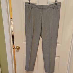 Talbots Black and White Geometric Trousers Size 14W